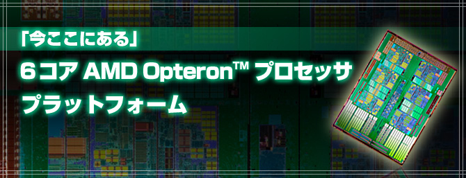 「今ここにある」6コア AMD Opteron(TM) プロセッサプラットフォーム