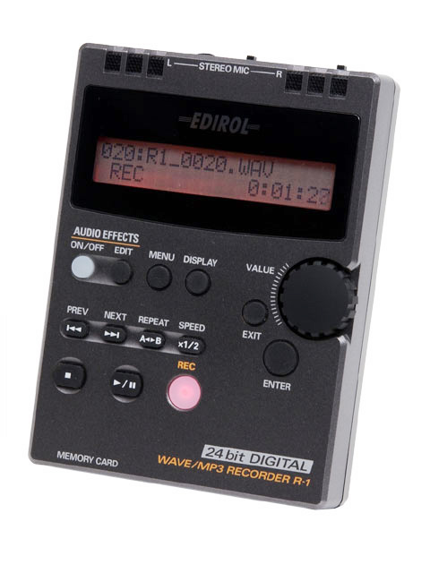 沸騰ブラドン 動確済 EDIROL R1 ROLAND レコーダー MP3 wav R-1 配信